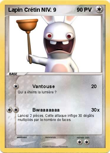 Pokemon Lapin Crétin NIV. 9