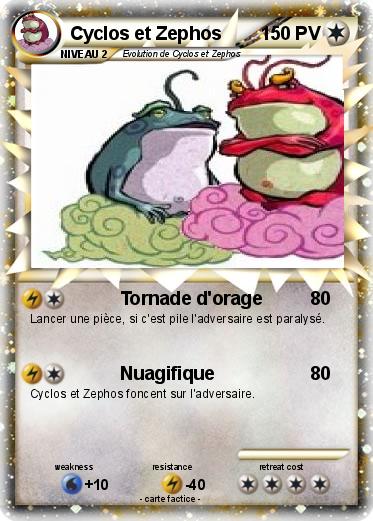Pokemon Cyclos et Zephos