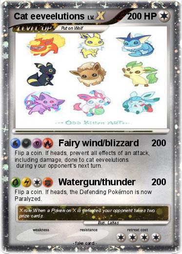 Pokemon Cat eeveelutions