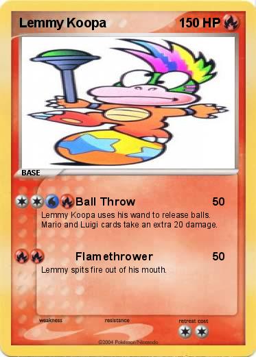 Pokemon Lemmy Koopa