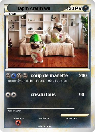 Pokemon lapin crétin wii