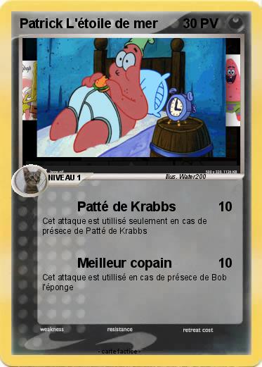 Pokemon Patrick L'étoile de mer