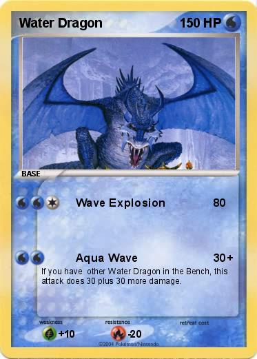 Pokemon Water Dragon