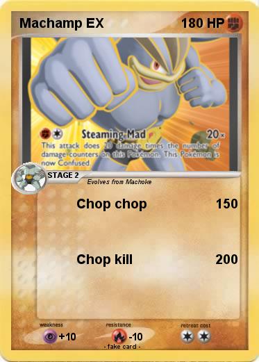 Pokemon Machamp EX