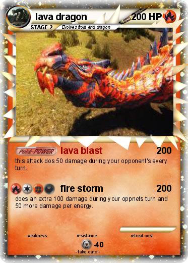 Pokemon lava dragon