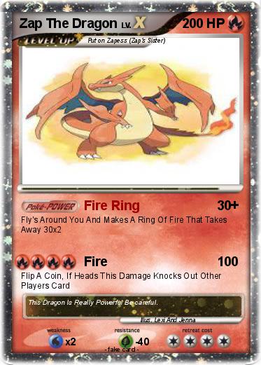 Pokemon Zap The Dragon