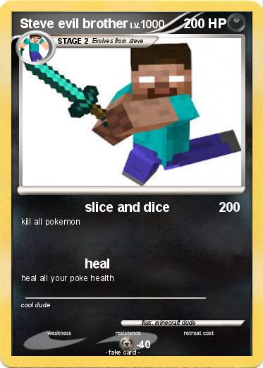 Pokemon Steve evil brother