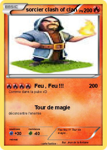 Pokemon sorcier clash of clan