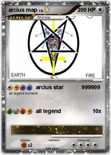 Pokemon arcius map