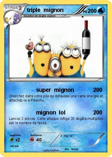 Pokemon triple  mignon