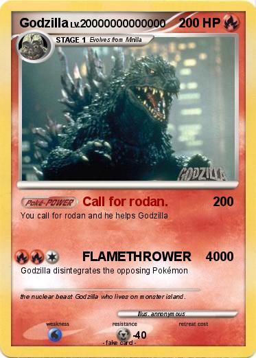 Pokemon Godzilla