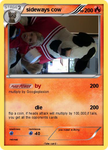 Pokemon sideways cow