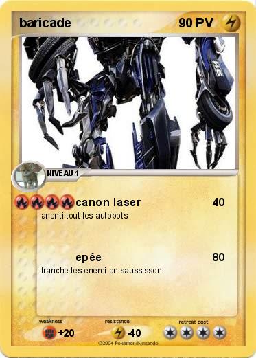 Pokemon baricade