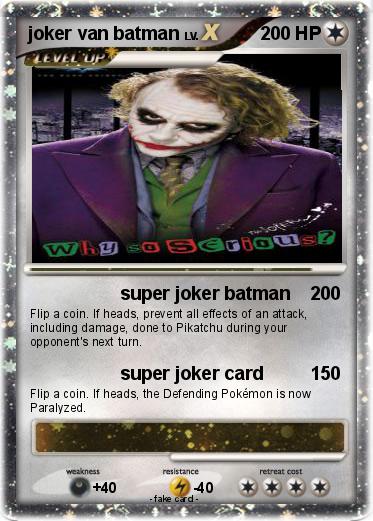 Pokemon joker van batman