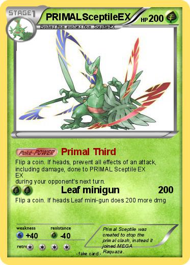 Pokemon PRIMALSceptileEX