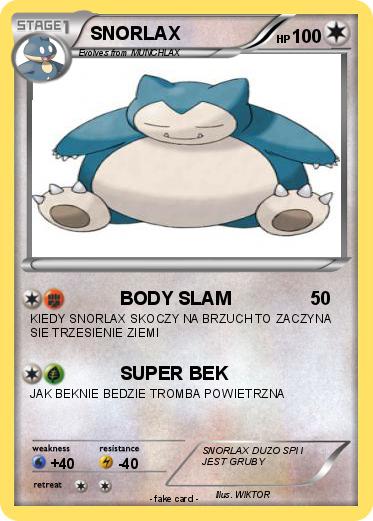 Pokemon SNORLAX