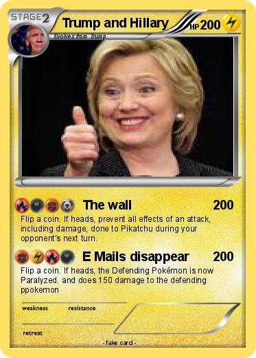 Pokemon Trump and Hillary