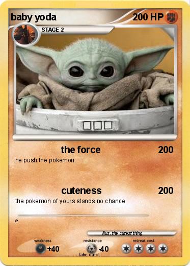 Pokemon baby yoda