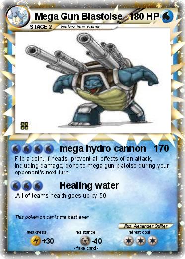 Pokemon Mega Gun Blastoise