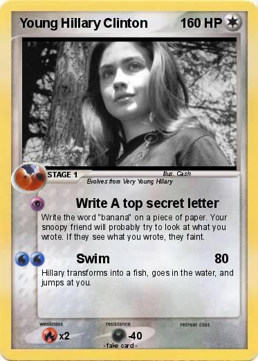 Pokemon Young Hillary Clinton