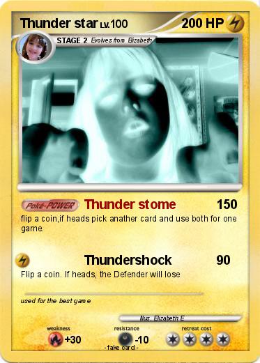 Pokemon Thunder star