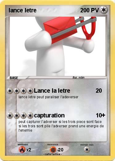 Pokemon lance letre
