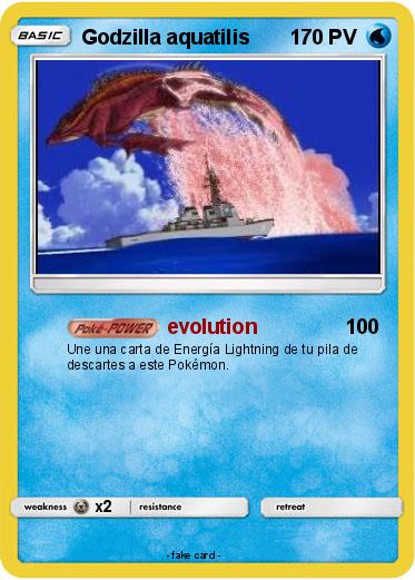 Pokemon Godzilla aquatilis