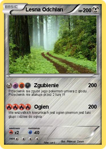 Pokemon Lesna Odchlan