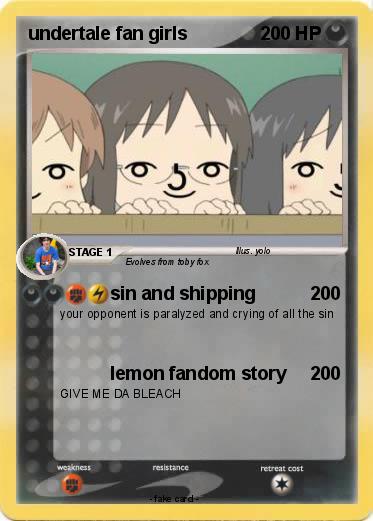 Pokemon undertale fan girls