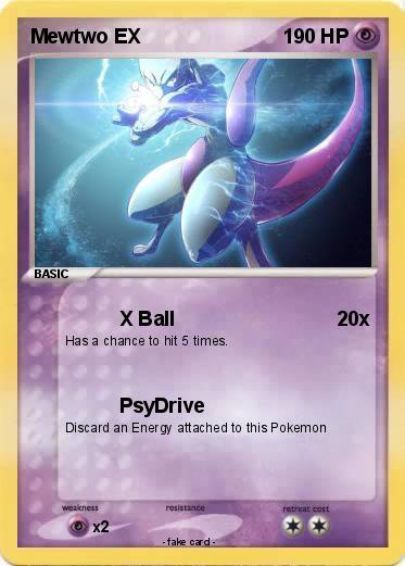Pokemon Mewtwo EX