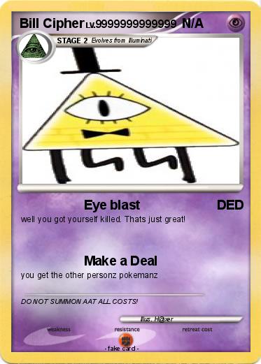 Pokemon Bill Cipher
