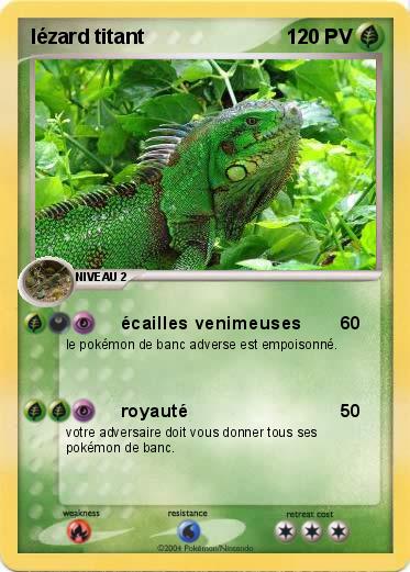 Pokemon lézard titant