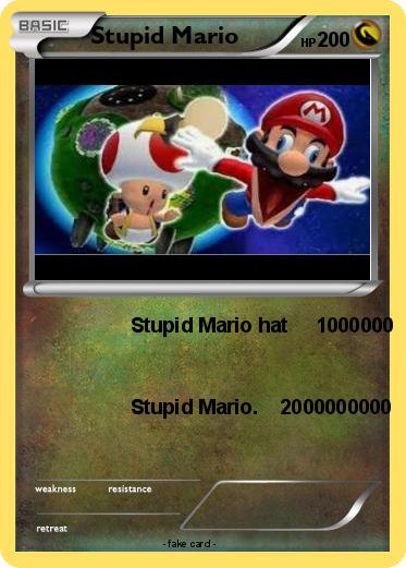 Pokemon Stupid Mario