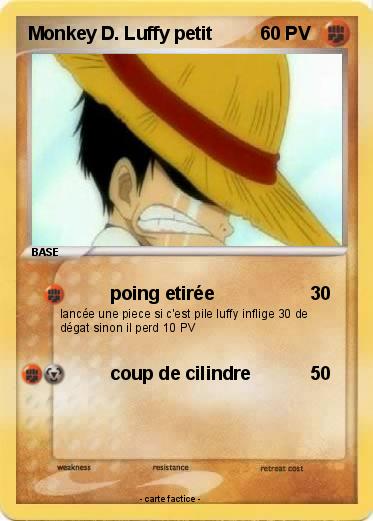 Pokemon Monkey D. Luffy petit