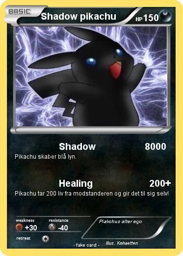 Pokemon Shadow pikachu