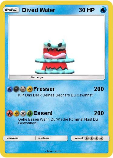 Pokemon Dived Water