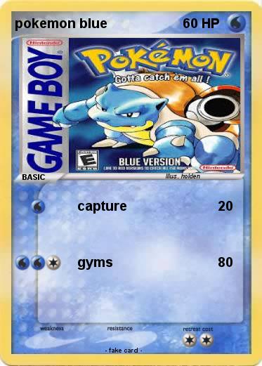 Pokemon pokemon blue