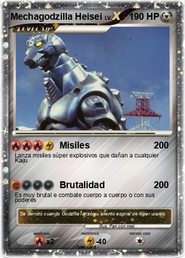Pokemon Mechagodzilla Heisei