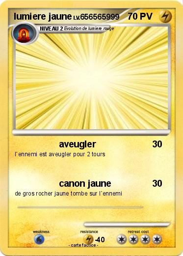 Pokemon lumiere jaune