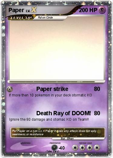 Pokemon Paper