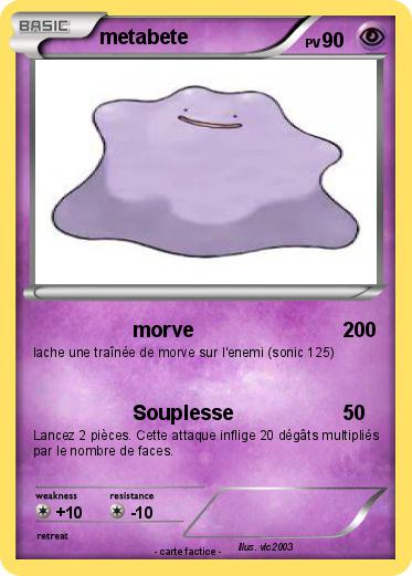 Pokemon metabete