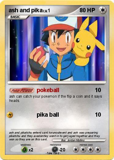 Pokemon ash and pika