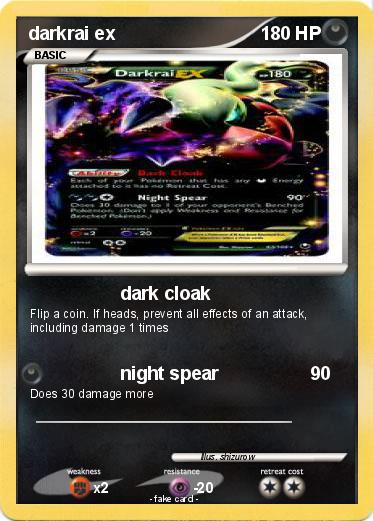 Pokemon darkrai ex