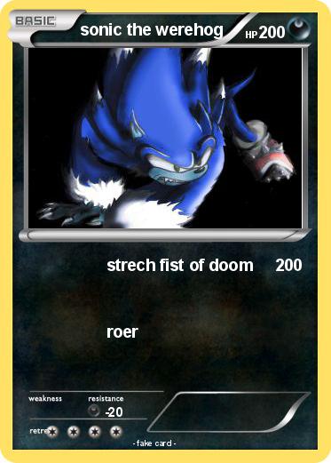 Pokemon sonic the werehog