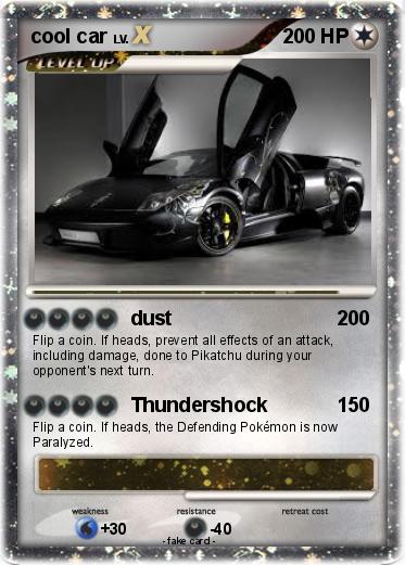 Pokemon cool car