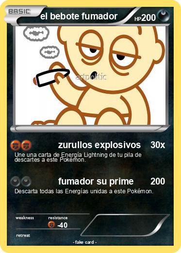 Pokemon el bebote fumador