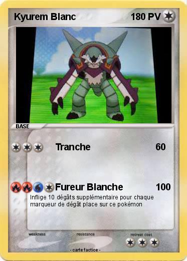 Pokemon Kyurem Blanc