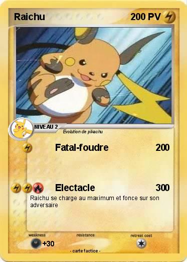 Pokemon Raichu