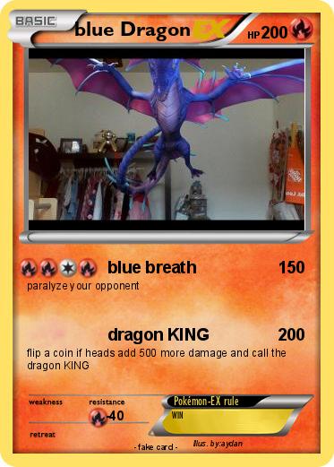 Pokemon blue Dragon