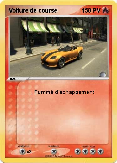 Pokemon Voiture de course